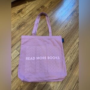 BAGGU x Indigo “Read More Books” Purple Tote